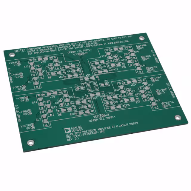 EVAL-PRAOPAMP-4RZ Analog Devices Inc.  Cartes d'évaluation - Amplificateurs opérationnels